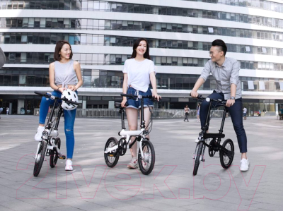 Электровелосипед Xiaomi MiJia QiCycle Folding Electric Bike / YZZ4007GL (черный)