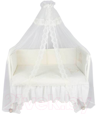 Комплект постельный для малышей Lappetti Карета / 6032/4 (бежевый)