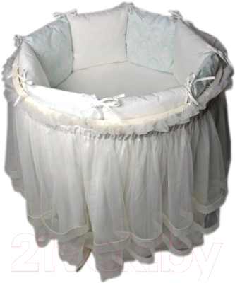Комплект постельный для малышей Lappetti Эстель / 5034/3 (бирюзовый)