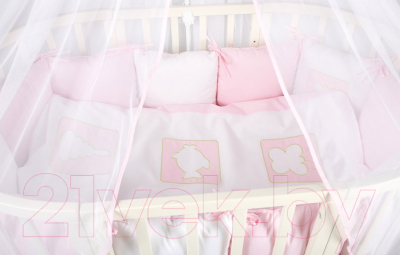 Комплект постельный для малышей Lappetti Игрушки / 6035/2