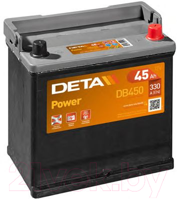 Автомобильный аккумулятор Deta Power DB450 (45 А/ч)