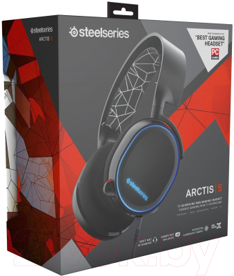 Наушники-гарнитура SteelSeries Arctis 5 / 61443 (черный)