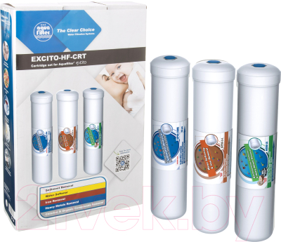 Комплект картриджей для фильтра Aquafilter EXCITO-HF-CRT (3шт)