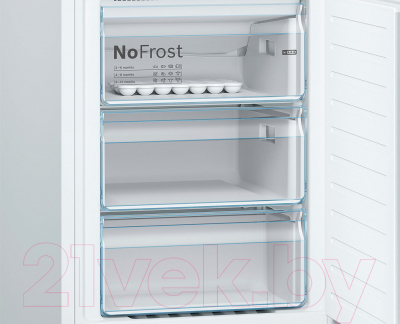 Холодильник с морозильником Bosch KGN36VW21R