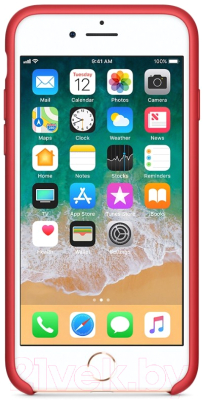 Чехол-накладка Apple Silicone Case для iPhone 8/7 Red / MQGP2