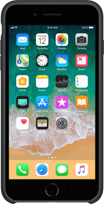 Чехол-накладка Apple Silicone Case для iPhone 8+/7+ Black / MQGW2