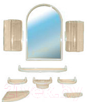 Комплект мебели для ванной Белпласт с300-2830 (бежевый)