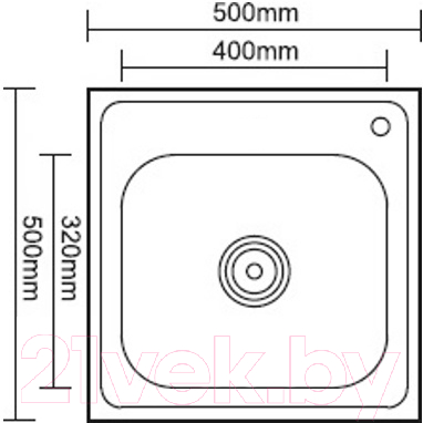 Мойка кухонная Ledeme L65050