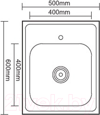 Мойка кухонная Ledeme L95060