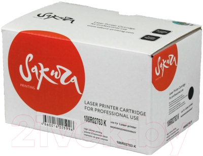 

Картридж SAKURA, Черный, 106R02763