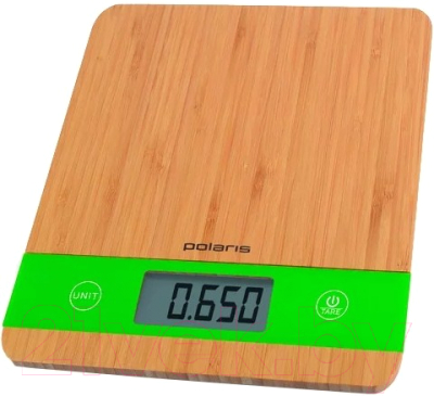 Кухонные весы Polaris PKS 0545D (bamboo)