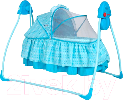 Качели для новорожденных Bambola Culla SW136 (голубой)