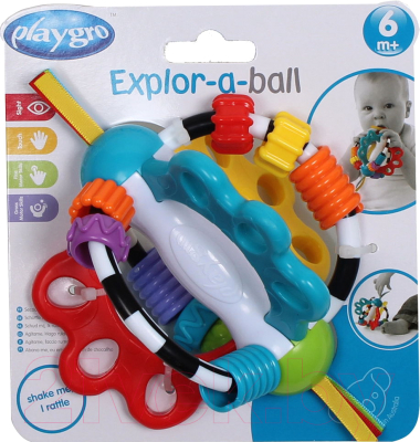 Развивающая игрушка Playgro Мячик с ленточками / 4082426