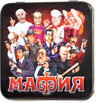 Настольная игра Десятое королевство Мафия / 01947 (жестянная коробка)