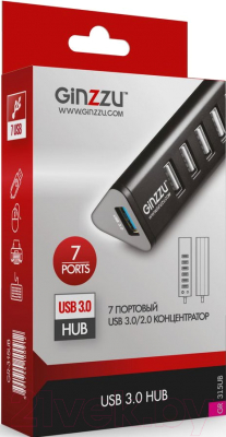 USB-хаб Ginzzu GR-315UB