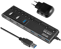 USB-хаб Ginzzu GR-380UAB - 