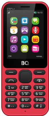 Мобильный телефон BQ Step L+ BQ-2431 (красный)