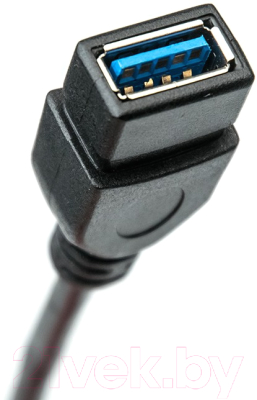 Удлинитель кабеля Dialog CU-0702 (0.15м, черный)