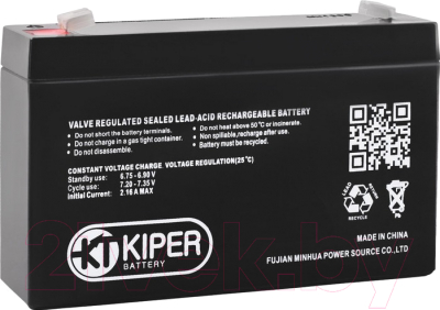 Батарея для ИБП Kiper HR-690 (6V/9Ah)