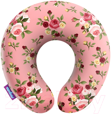 Подушка на шею Мнушки Нежные цветы / H3434C1701A003PN (розовый)