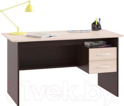 Письменный стол Сокол-Мебель СПм-07.1 (венге/беленый дуб)