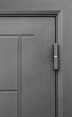 Входная дверь Промет Практик 504 беленый дуб (88x206, правая)