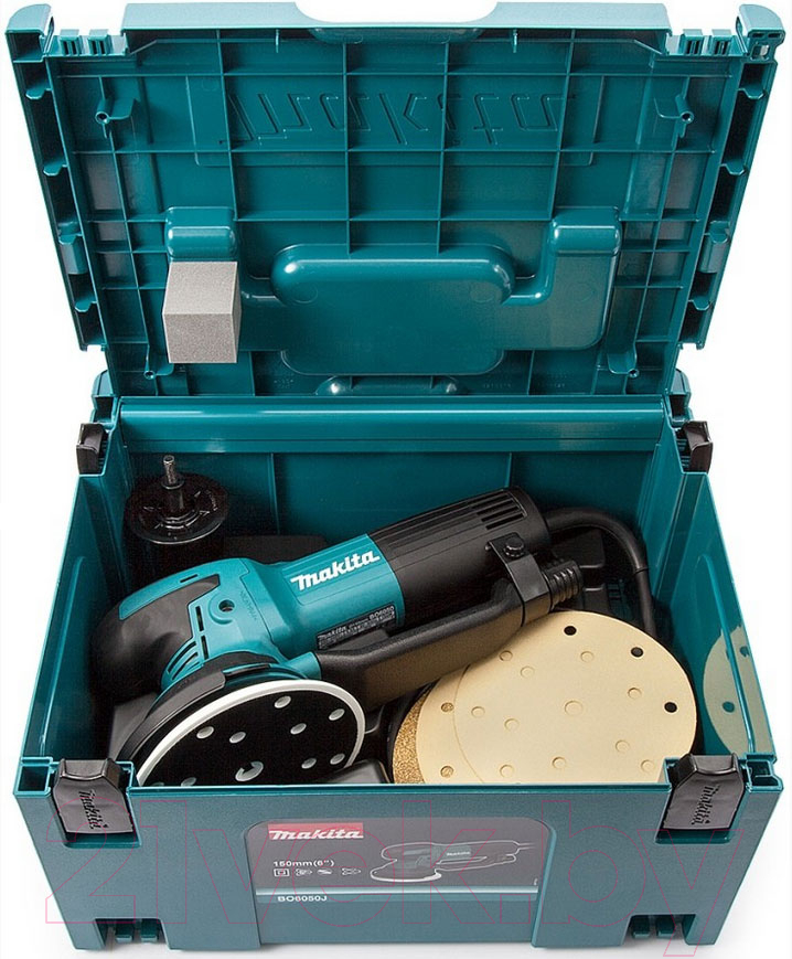 Профессиональная эксцентриковая шлифмашина Makita BO6050J