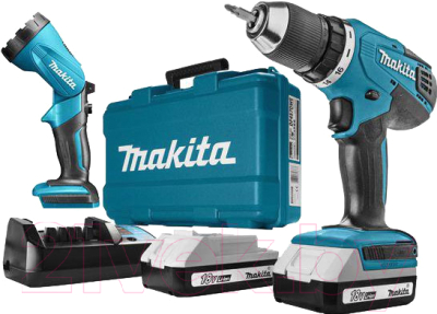 

Профессиональная дрель-шуруповерт Makita, DF457DWLE