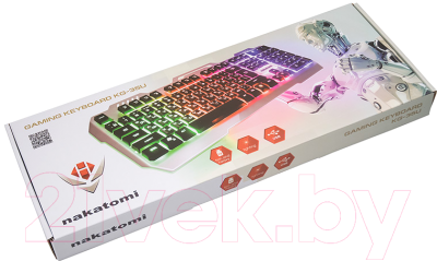 Клавиатура Nakatomi KG-35U (серебристый)