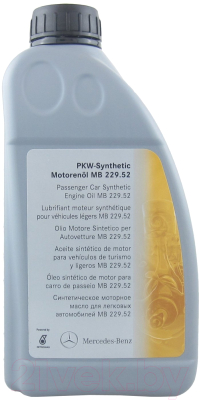 Моторное масло Mercedes-Benz PKW Motorenol 229.3 5W40 / A0009898201AAA6 (1л)