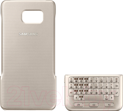 Чехол-накладка Samsung N920 / EJ-CN920RFEGRU для Galaxy Note 5 (золото)