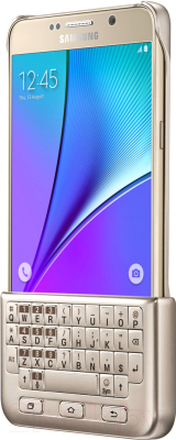 Чехол-накладка Samsung N920 / EJ-CN920RFEGRU для Galaxy Note 5 (золото)