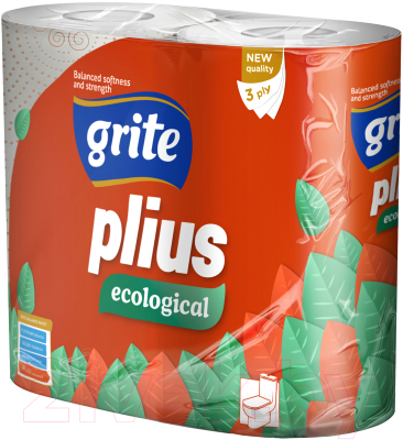 Туалетная бумага Grite Plius Ecologica (4рул)
