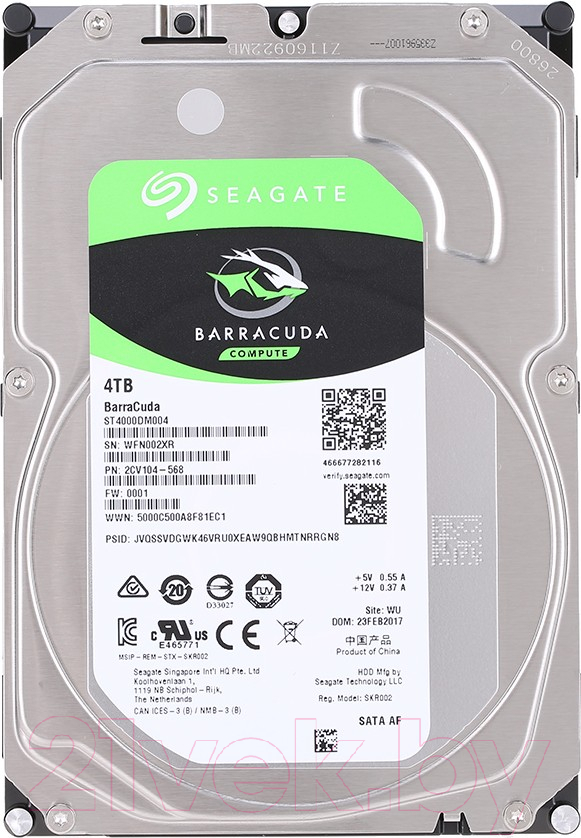 Жесткий диск Seagate Barracuda 4TB (ST4000DM004)