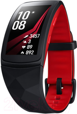 Спортивный датчик Samsung Gear Fit2 Pro / SM-R365NZRNSER (S, красный/черный)