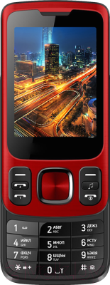 Мобильный телефон Vertex S107 (красный)