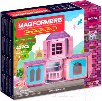 Конструктор магнитный Magformers Mini House Set / 705005 (42эл)