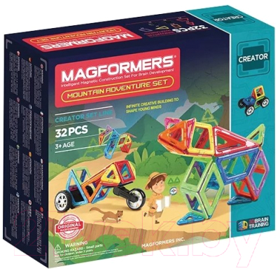 Конструктор магнитный Magformers Adventure Mountain Set / 703011 (32эл)