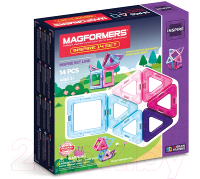

Конструктор магнитный Magformers, Inspire Set / 704001