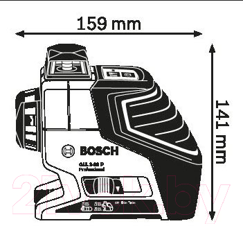 Лазерный нивелир Bosch GLL 3-80 P Professional (0.601.063.306)