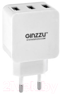 Адаптер питания сетевой Ginzzu GA-3315UW (белый)