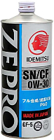 

Моторное масло Idemitsu, Zepro Touring Pro 0W30 SN/GF-5 / 3615054