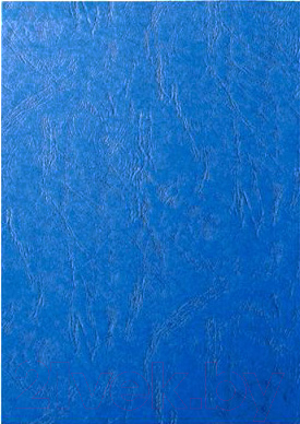 Обложки для переплета TPPS Картон Дельта, под кожу, АЗ, 250мкм (синий)