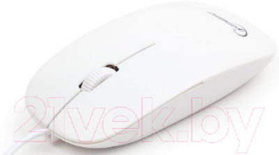 Мышь Gembird MUS-103-W (белый)