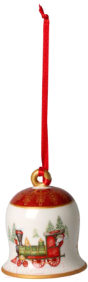 Елочная игрушка Villeroy & Boch Annual Christmas Edition "Колокольчик" (7см)