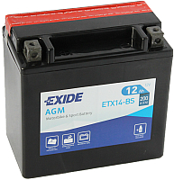 Мотоаккумулятор Exide ETX14-BS (12 А/ч) - 
