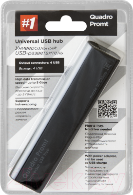 USB-хаб Defender Quadro Promt / 83200