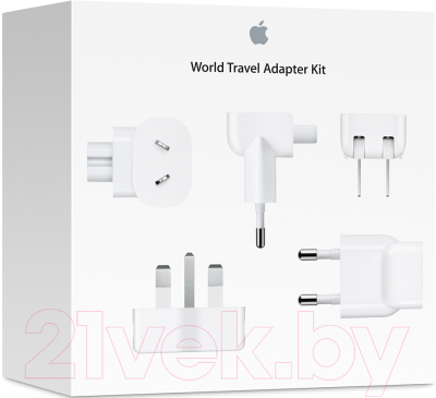 Комплект переходников для зарядного устройства Apple World Travel Adapter Kit (2015) / MD837