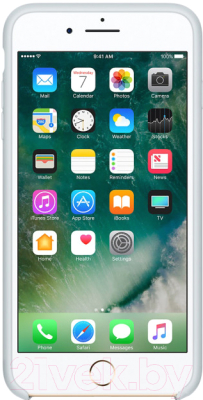 Чехол-накладка Apple Silicone Case для iPhone 7 Plus Mist Blue / MQ5C2