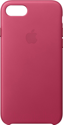 Чехол-накладка Apple Leather Case для iPhone 8/7 Pink Fuchsia / MQHG2